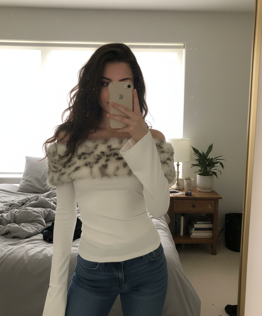 Bluzka z długim rękawem